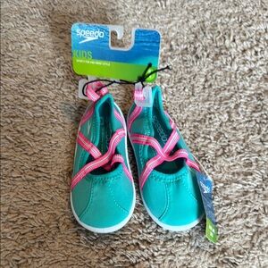 Speedo Kids Water Shoes - Teal and Pink